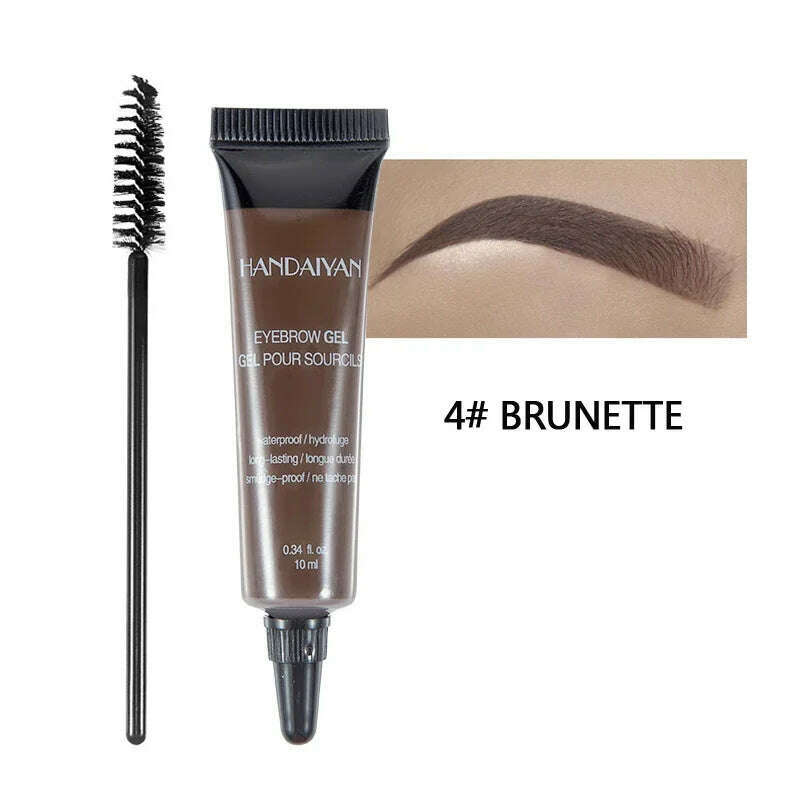 KIMLUD, Pro Eyebrow Cream Gel Makeup Eyebrow Tattoo Pen Tint Long Lasting Waterproof Henna Eyebrow Gel cejas maquillaje, 04, KIMLUD APPAREL - Womens Clothes