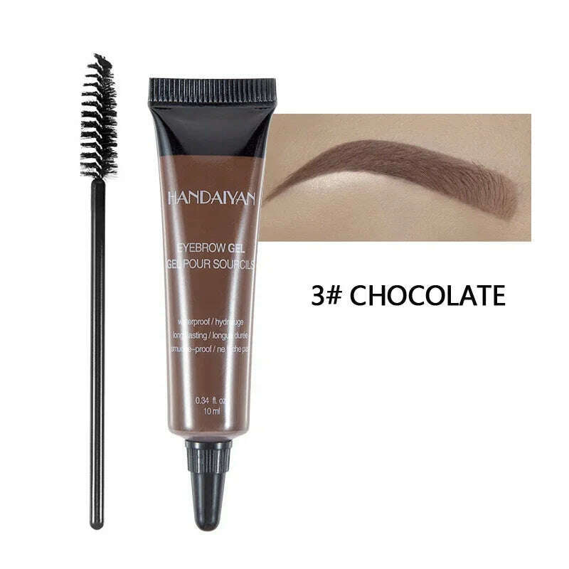 KIMLUD, Pro Eyebrow Cream Gel Makeup Eyebrow Tattoo Pen Tint Long Lasting Waterproof Henna Eyebrow Gel cejas maquillaje, 03, KIMLUD APPAREL - Womens Clothes