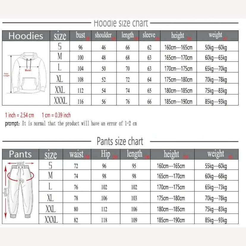 Men Casual Tracksuit Zipper Hoodies Top And Sweatpants 2pcs Set 2024 Male Outdoor Jogging Jackets Clothes Sport Man Pants Suit - KIMLUD