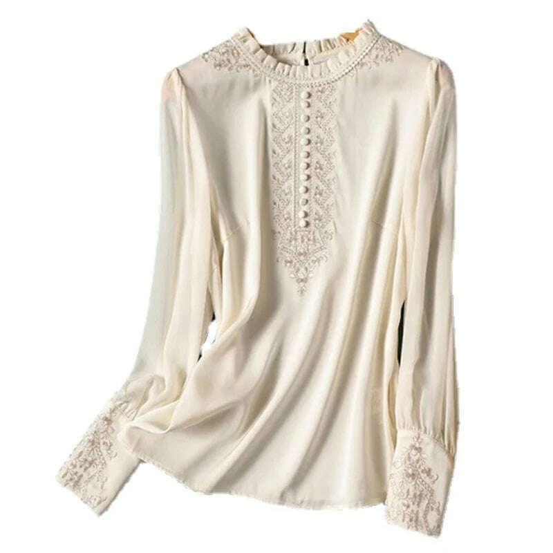 Stylish Women's Blouse for a Chic Look Fashion Luxury Women's Tops with Graceful Design Spring Summer tops blusa mujer - KIMLUD