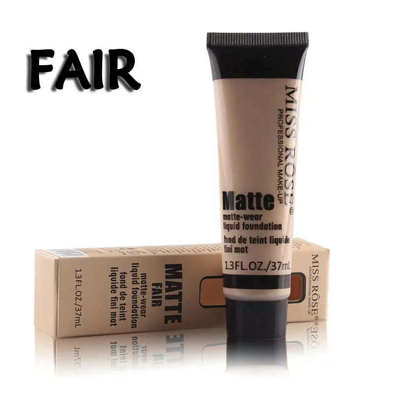 Professional Base Matte Liquid Foundation Makeup Waterproof Face Concealer Foundation Cosmetics Repair Face Make Up - KIMLUD