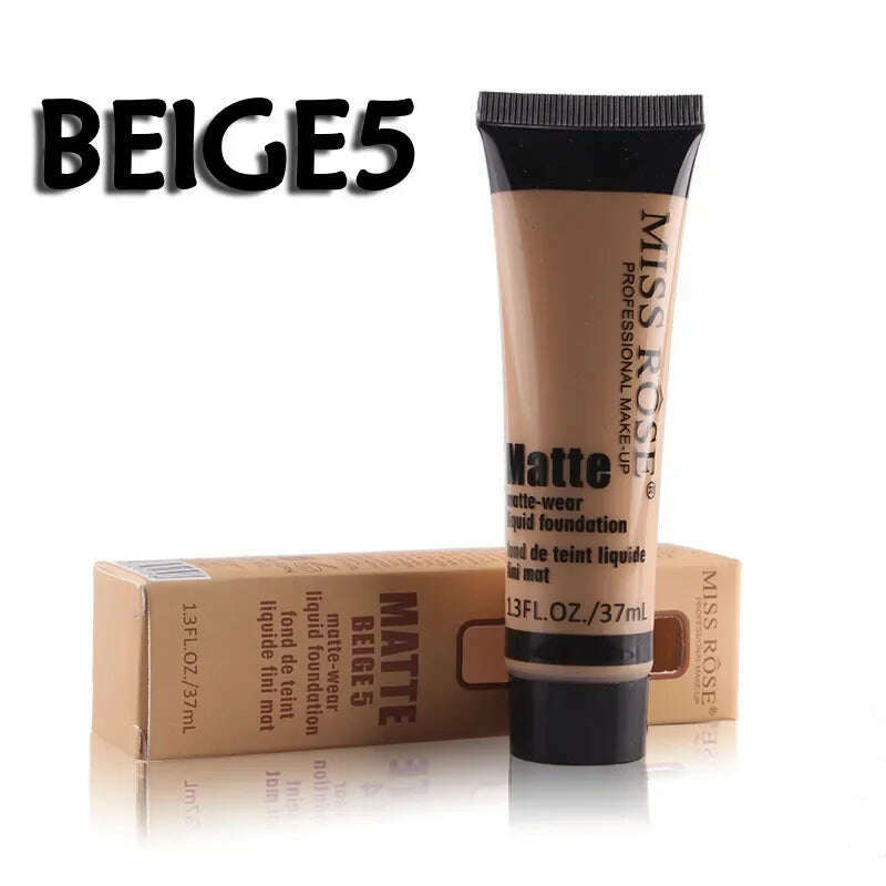 Professional Base Matte Liquid Foundation Makeup Waterproof Face Concealer Foundation Cosmetics Repair Face Make Up - KIMLUD