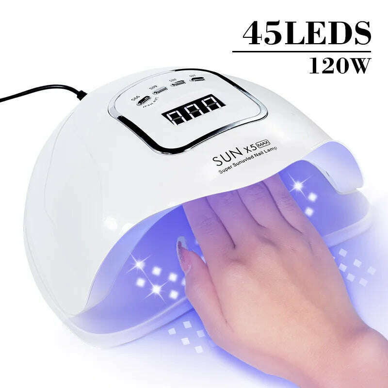 KIMLUD, Professional Nail Dryer Infrared Sensor Manicure Nail Light for Fast Curing of All Gel Nail Polish Nail Dryer Salon Tool, KIMLUD Womens Clothes