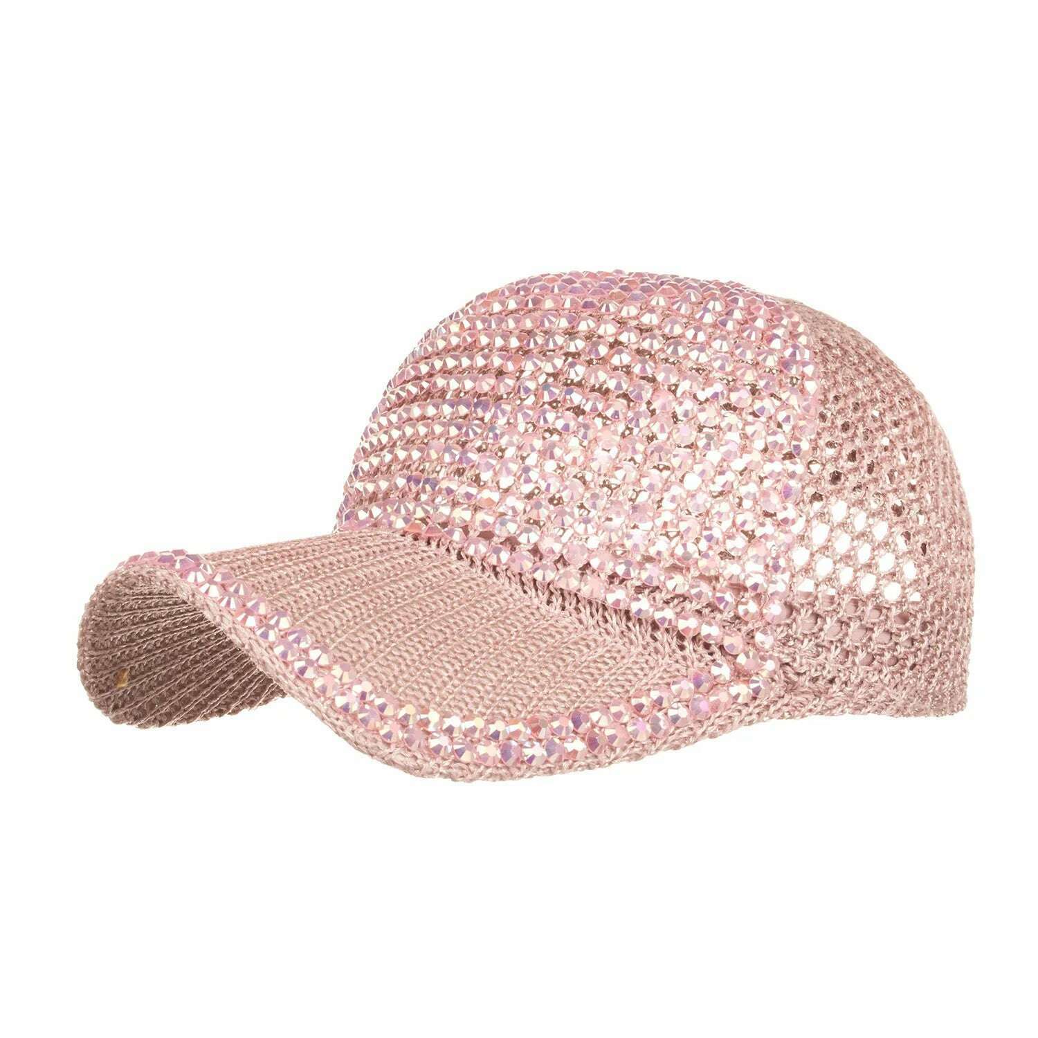 Rhinestone fedora Jazz Hats Cowboy Hat For Women And Men Double-sided Color Cap Red With Black diamond fedora Wholesale 2021 - KIMLUD