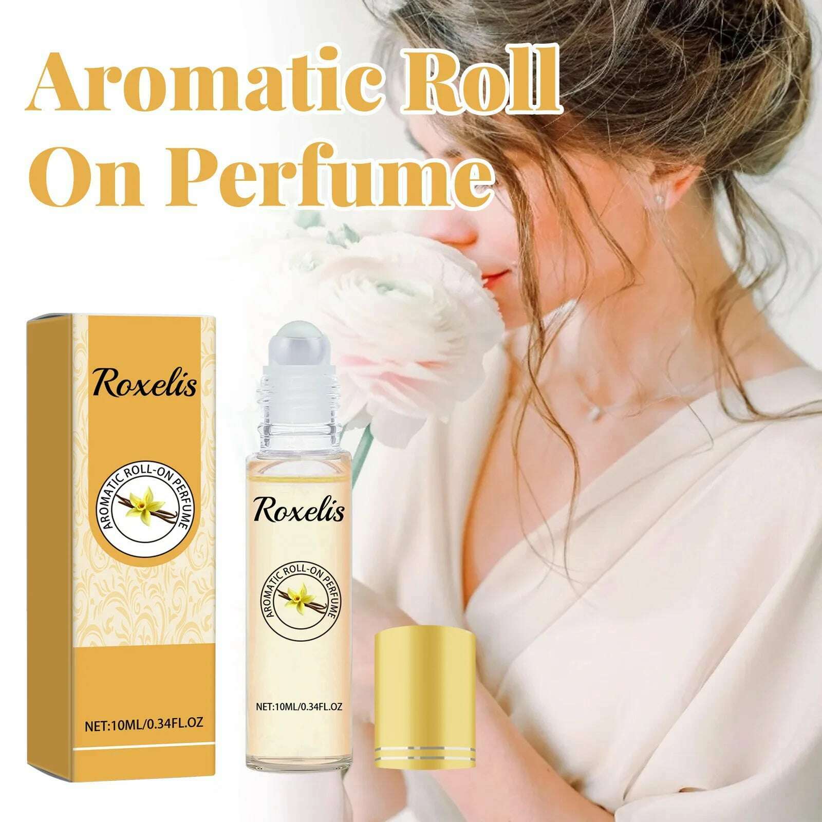 KIMLUD, Roxelis Ball Bearing Perfume Natural light fragrance Arab Perfumes Body Wrist Unique Fragrance Elegant Release Charm 0.34 OZ, 1pc / United States, KIMLUD APPAREL - Womens Clothes