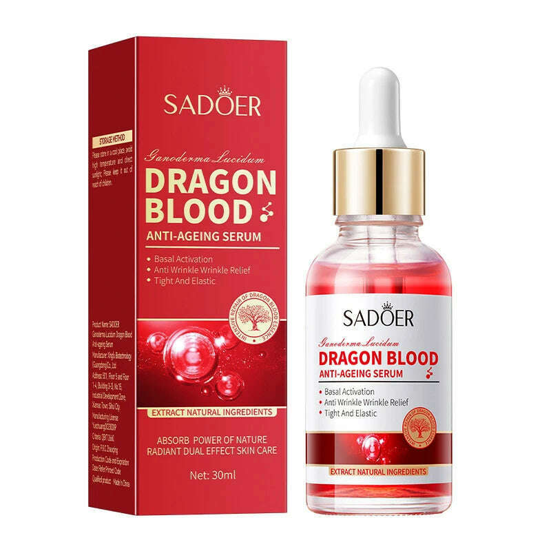 KIMLUD, Royal Dragon Blood Serum Placenta Rejuvenation Moisturizing Smoothing Facial Firming Essence Improve Roughness Beauty Cosmetic, KIMLUD Womens Clothes