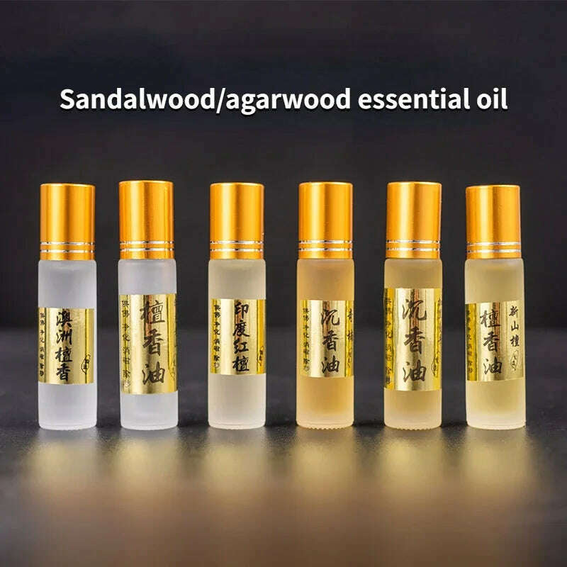 KIMLUD, Sandalwood/Agarwood Essential Oil Soothing Ritual Buddha/For Buddha/maintenance Buddha Beads/daub Natural Aromatherapy Material, 5ml / Kalimantan agarwood, KIMLUD APPAREL - Womens Clothes