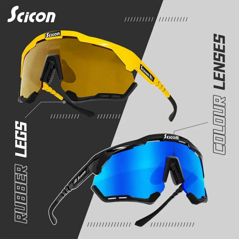 KIMLUD, SCICON Polarized Cycling Glasses Mountain Bicycle Glasses Road Bike Cycling Eyewear Men Women Outdoor Sports Cycling Sunglasses, KIMLUD Womens Clothes