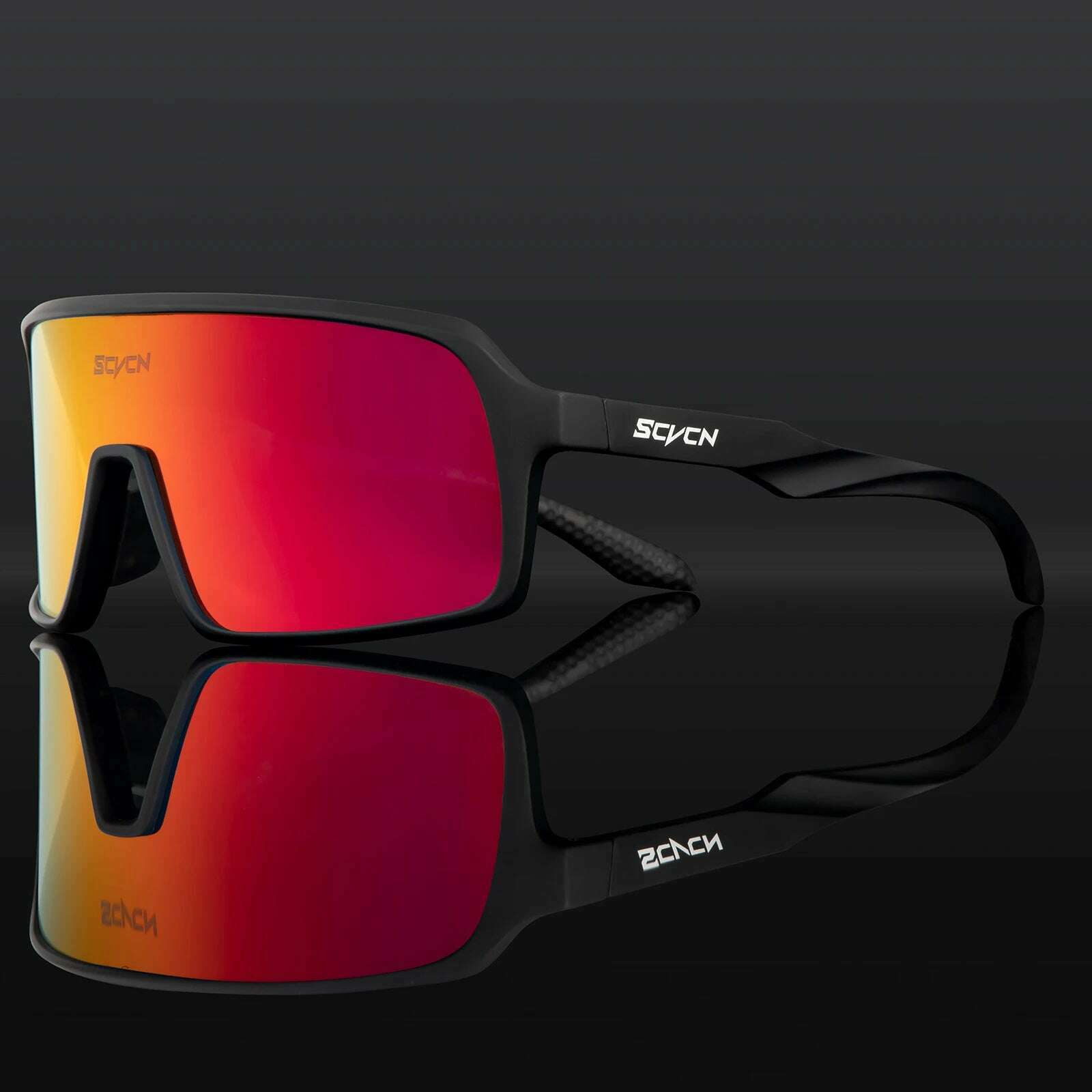 KIMLUD, SCVCN Photochromic Cycling Sunglasses Outdoor Sports Running Goggles for Men Women MTB Bicycle Glasses UV400 Bike Cycle Eyewear, 01 / 1lens / CHINA, KIMLUD APPAREL - Womens Clothes