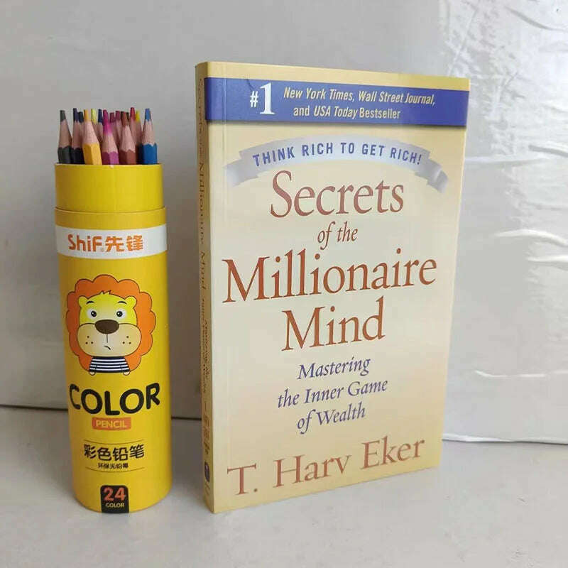 KIMLUD, Secrets of the Millionaire Mind By T. Harv Eker Mastering the Inner Game of Wealth Financial Enlightenment Education Book, KIMLUD Womens Clothes