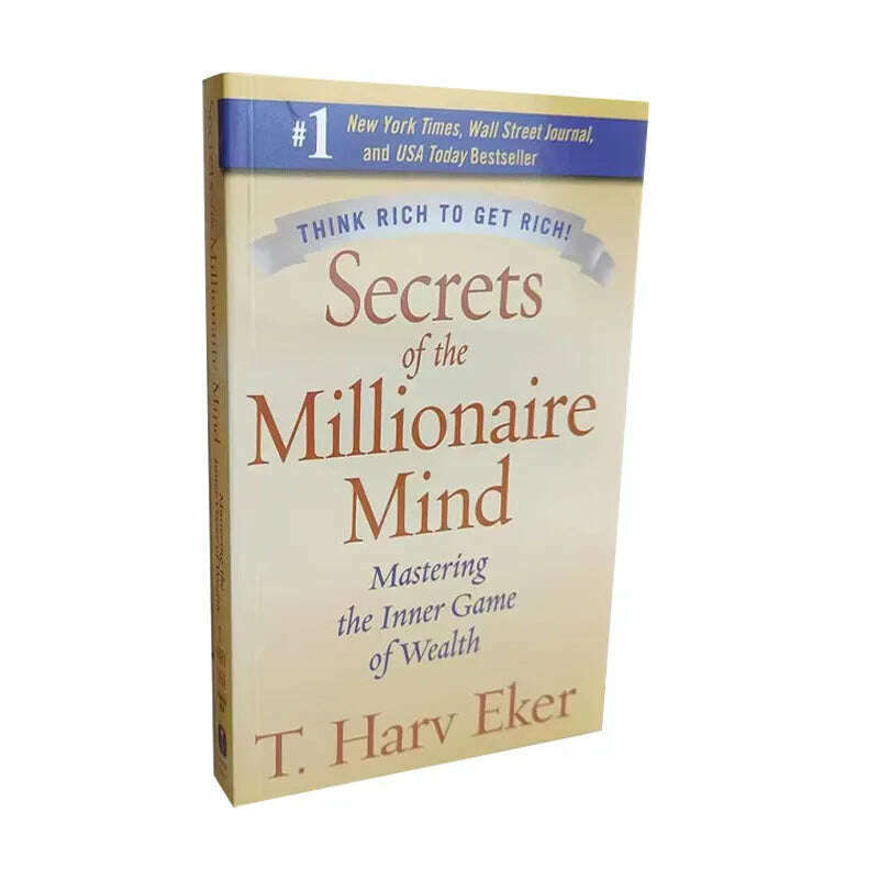 KIMLUD, Secrets of the Millionaire Mind By T. Harv Eker Mastering the Inner Game of Wealth Financial Enlightenment Education Book, 1 BOOK, KIMLUD APPAREL - Womens Clothes