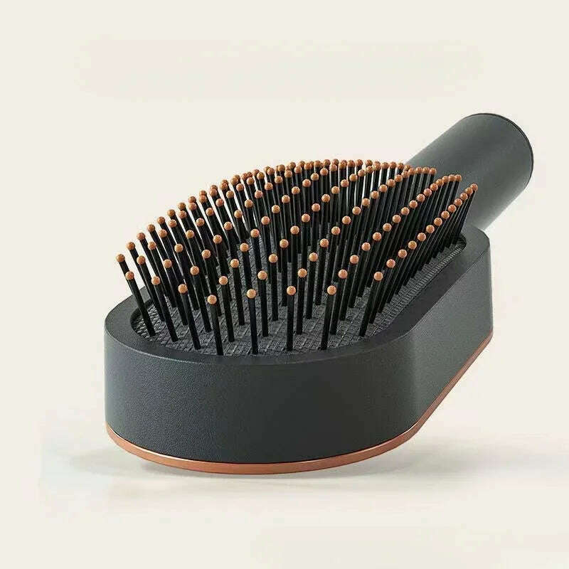 KIMLUD, Self Cleaning Hairbrush Women Hair Brush One-key Cleaning Hair Loss Airbag Scalp Massage Comb Anti-Static Hairbrush, KIMLUD Womens Clothes