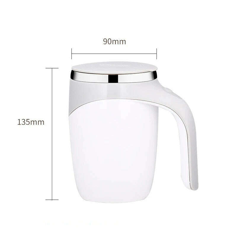 KIMLUD, Self Stirring Milk Fruits Mixing Cup New 380ml Automatic Magnetic Coffee Mug Electric Stainless Steel Lazy Rotating Water Bottle, KIMLUD Womens Clothes