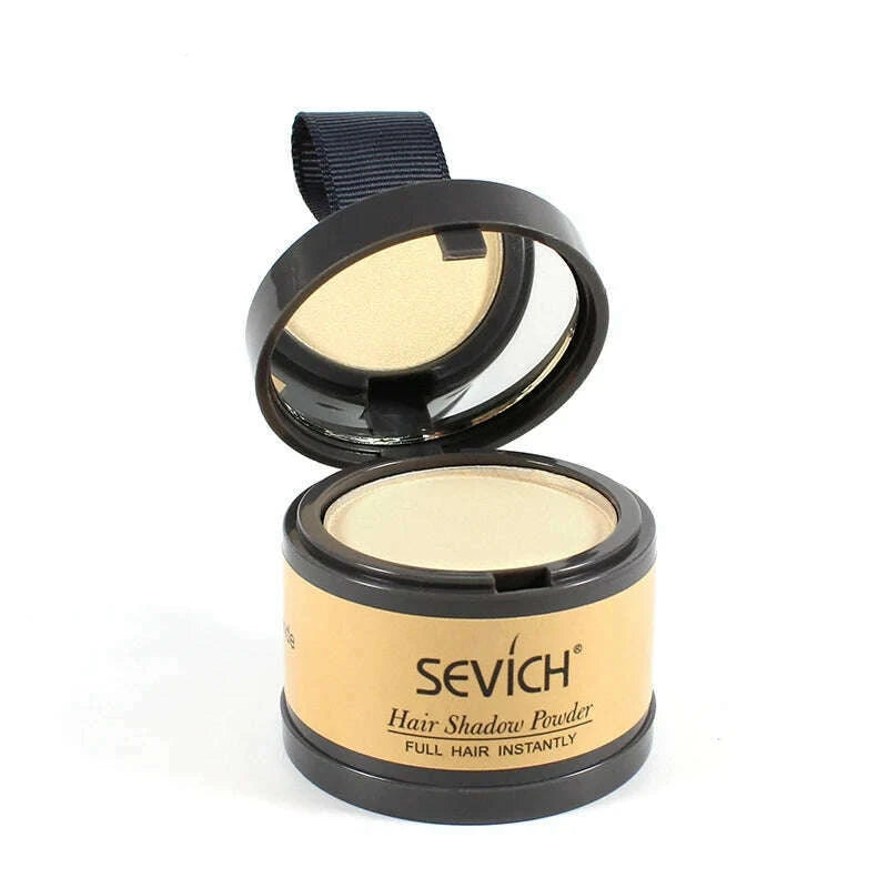 SEVICH Beard Hair Shadow Powder Beard Root Cover Up Concealer Fill In Thinning Instantly Modify Beard Fluffy Powder 13 Color 4g - KIMLUD