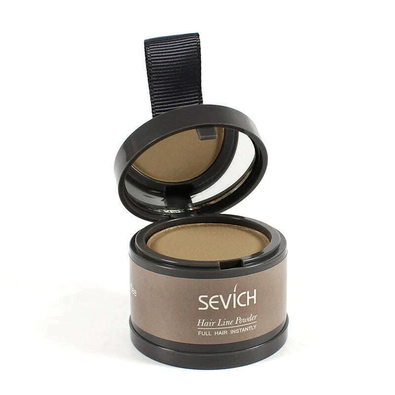 SEVICH Beard Hair Shadow Powder Beard Root Cover Up Concealer Fill In Thinning Instantly Modify Beard Fluffy Powder 13 Color 4g - KIMLUD