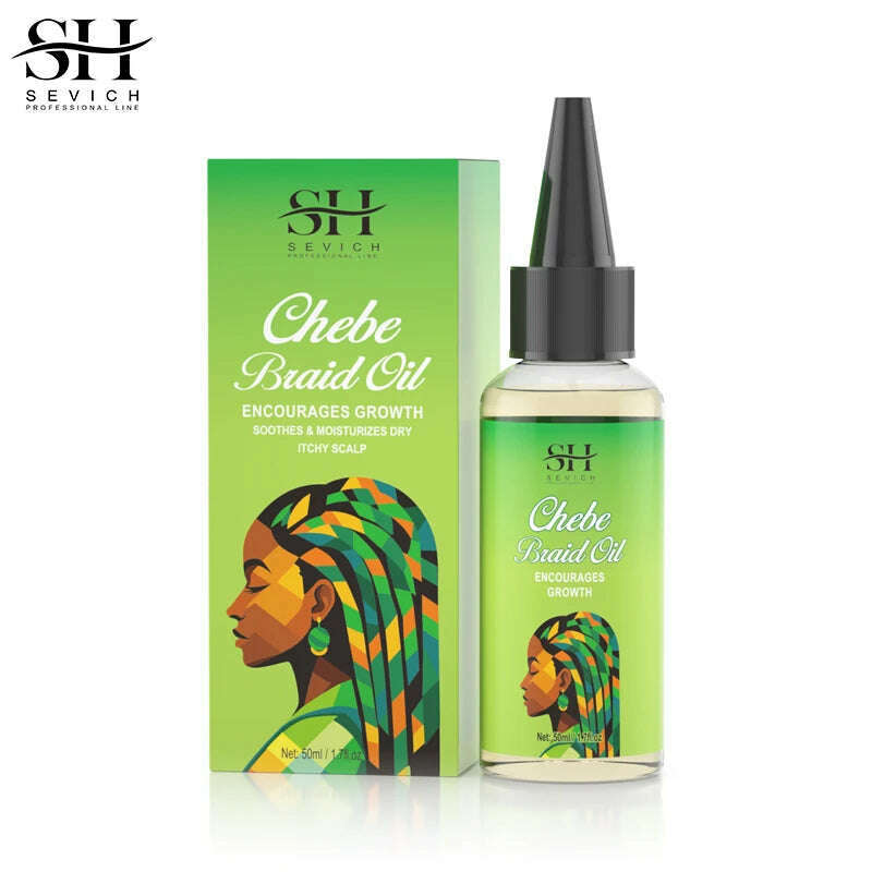 KIMLUD, Sevich Chebe Hair Growth Serum Africa Traction Alopecia Chebe Anti Hair Loss Treatment Crazy Fast Hair Growing Oil Hair Care, Light Khaki, KIMLUD APPAREL - Womens Clothes