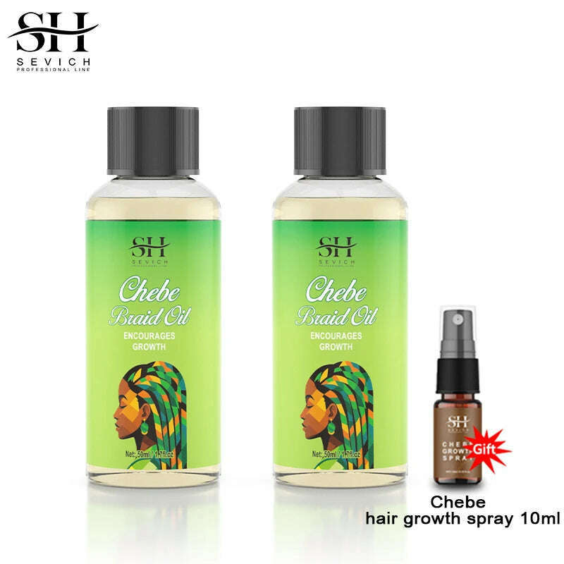 KIMLUD, Sevich Chebe Hair Growth Serum Africa Traction Alopecia Chebe Anti Hair Loss Treatment Crazy Fast Hair Growing Oil Hair Care, Light Grey, KIMLUD APPAREL - Womens Clothes