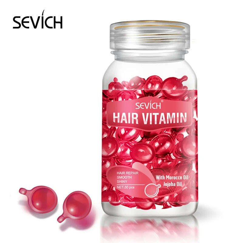 Sevich Moroccan Treatment Oil For Dry Hair Nourishing & Scalp Treatments Hair Vitamin Keratin Complex Oil Capsule Hair Serum - KIMLUD