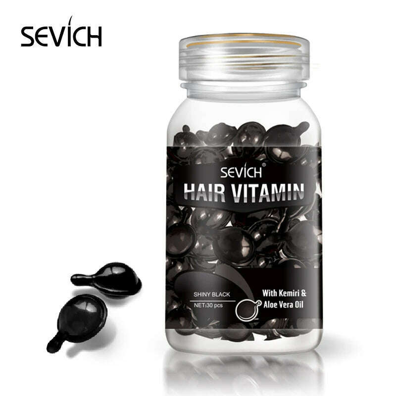 KIMLUD, Sevich Moroccan Treatment Oil For Dry Hair Nourishing & Scalp Treatments Hair Vitamin Keratin Complex Oil Capsule Hair Serum, Make hair shiny / UNITED KINGDOM, KIMLUD APPAREL - Womens Clothes