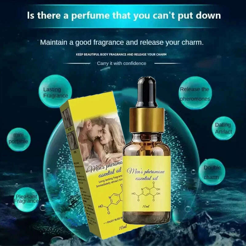 Sex Pheromone For Man Attract Women Androstenone Sexually Stimulating Fragrance Oil Flirting Sexy Perfume Product - KIMLUD