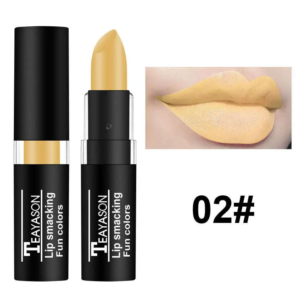 KIMLUD, Sexy Black Matte Lipstick Makeup Deep Dark Moisturizing Long Lasting Waterproof Velvet Lipstick 12 Colors Fashion Lip Make-Up, 02 / CHINA, KIMLUD APPAREL - Womens Clothes