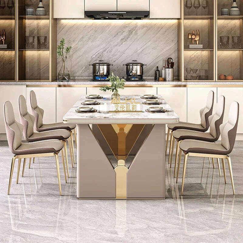 KIMLUD, Side Console Dining Tables Center Reception Wall Modern Dining Tables Restaurant Room Articulos Para El Hogar Salon Furniture, KIMLUD Womens Clothes