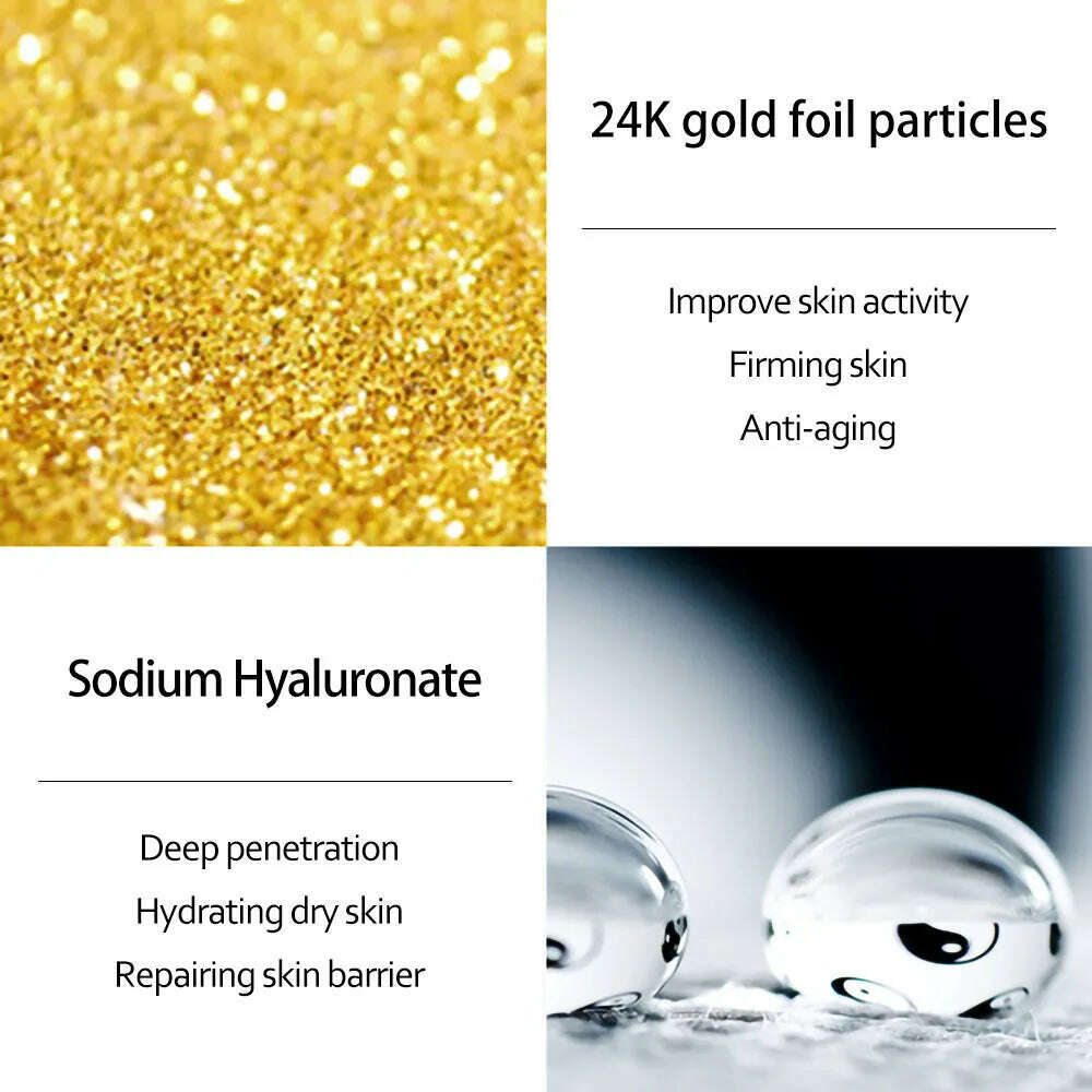 KIMLUD, Skin Care Product 24K Gold Nicotinamide Skincare Set Anti Aging Face  Cream Fade Dark Circles Eye Cream Moisturizing Face Masks, KIMLUD Womens Clothes