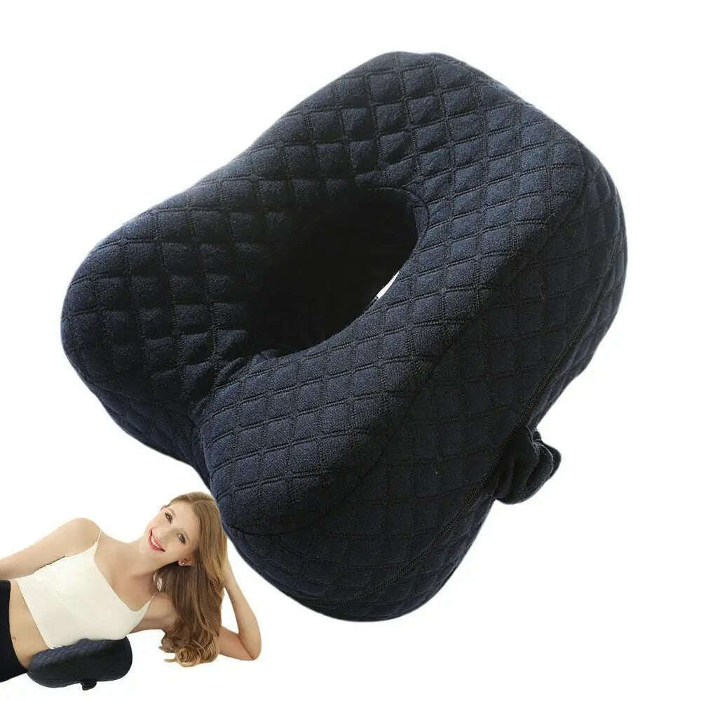 Spine Alignment Pillow Side Sleeping Pillows Spine Alignment Pillow Between Leg Pillow Knee Support Pillows Soft Memory Foam - KIMLUD