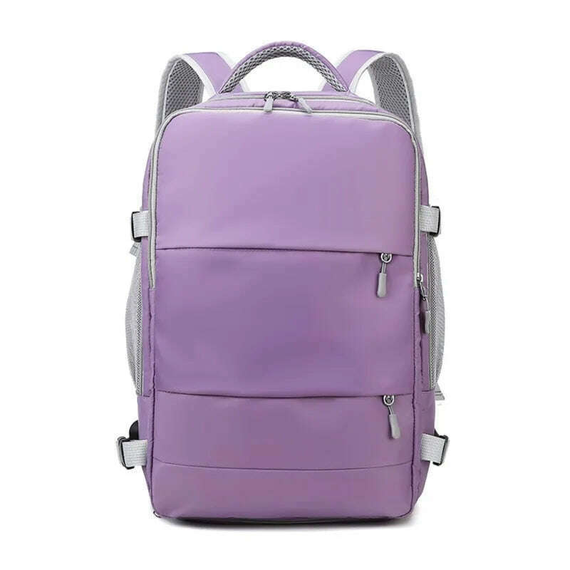 KIMLUD, Sports Bag Gym Sports Fitness Backpack Men for Women Dry Wet Separation Waterproof Backpack for Outdoor Fitness Travel Hikng, Purple 2, KIMLUD APPAREL - Womens Clothes