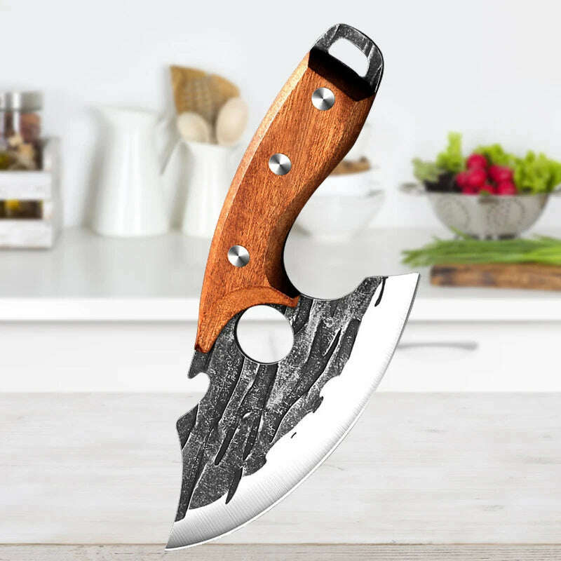 Stainless Steel Kitchen Meat Cleaver Butcher Peeling Boning Knife Fish Fillet Knife Vegetable and Fruit Slicing Knife - KIMLUD