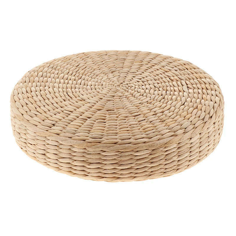 KIMLUD, Straw Pouf Seat Mat Meditation Ottoman Home Decor Cushion Buckwheat Floor Seat Cushion Rustic Floor Cushion, Height 5 cm / CHINA, KIMLUD APPAREL - Womens Clothes