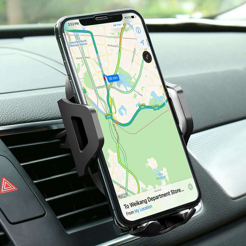 Sucker Car Phone Holder Mount Stand GPS Telefon Mobile Cell Support For iPhone 13 12 11 Pro Max X 7 8 Xiaomi Huawei Samsung - KIMLUD