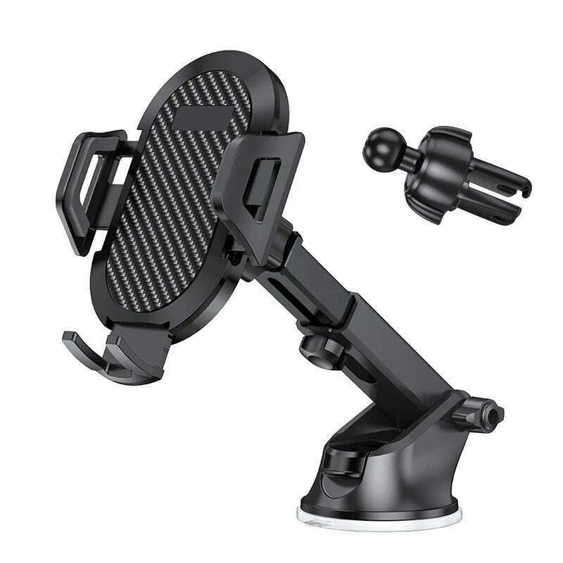 Sucker Car Phone Holder Mount Stand GPS Telefon Mobile Cell Support For iPhone 13 12 11 Pro Max X 7 8 Xiaomi Huawei Samsung - KIMLUD