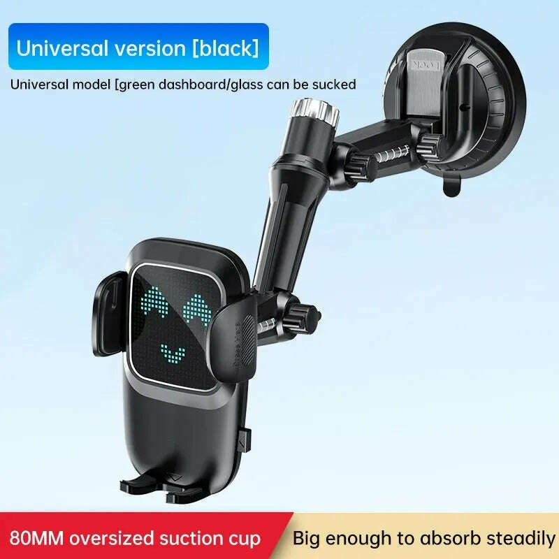 Suction Cup Phone Holder Windshield/Dashboard/Window, Universal Suction Cup Car Phone Holder Mount with Sticky Gel Pad, Compatib - KIMLUD