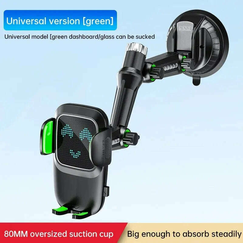 Suction Cup Phone Holder Windshield/Dashboard/Window, Universal Suction Cup Car Phone Holder Mount with Sticky Gel Pad, Compatib - KIMLUD