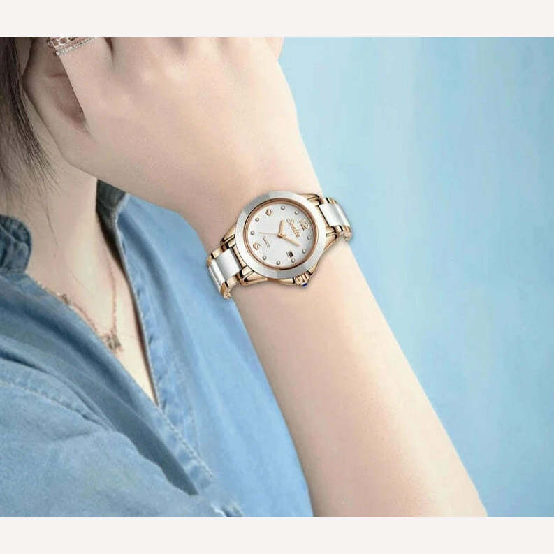 KIMLUD, SUNKTA Fashion Women Watches Rose Gold Ladies Bracelet Watches Reloj Mujer 2023 New Creative Waterproof Quartz Watches For Women, KIMLUD Womens Clothes