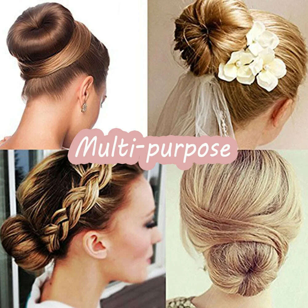 Sweet Magic Hair Bun Maker Simple Lazy Curly Hair Stick DIY Twist Ballet Donut Headband For Women Girls Easy Hair Styling Tool - KIMLUD