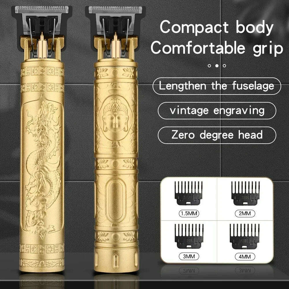 T9 Hair Clipper Beard Shaving Body Hair Trimmer Clippers Electric Hair Cutting Machine Professional Barber Men Trimmer Shaver - KIMLUD