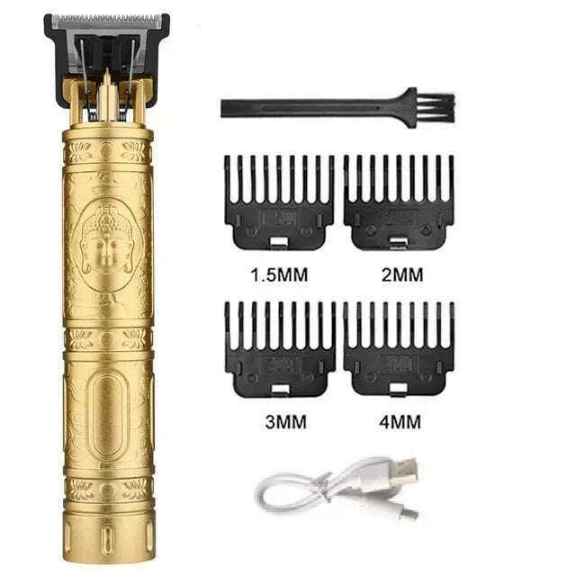 T9 Hair Clipper Beard Shaving Body Hair Trimmer Clippers Electric Hair Cutting Machine Professional Barber Men Trimmer Shaver - KIMLUD