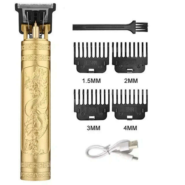 T9 Hair Clipper Beard Shaving Body Hair Trimmer Clippers Electric Hair Cutting Machine Professional Barber Men Trimmer Shaver - KIMLUD