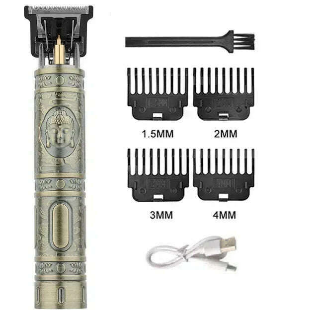 T9 Hair Clipper Beard Shaving Body Hair Trimmer Clippers Electric Hair Cutting Machine Professional Barber Men Trimmer Shaver - KIMLUD