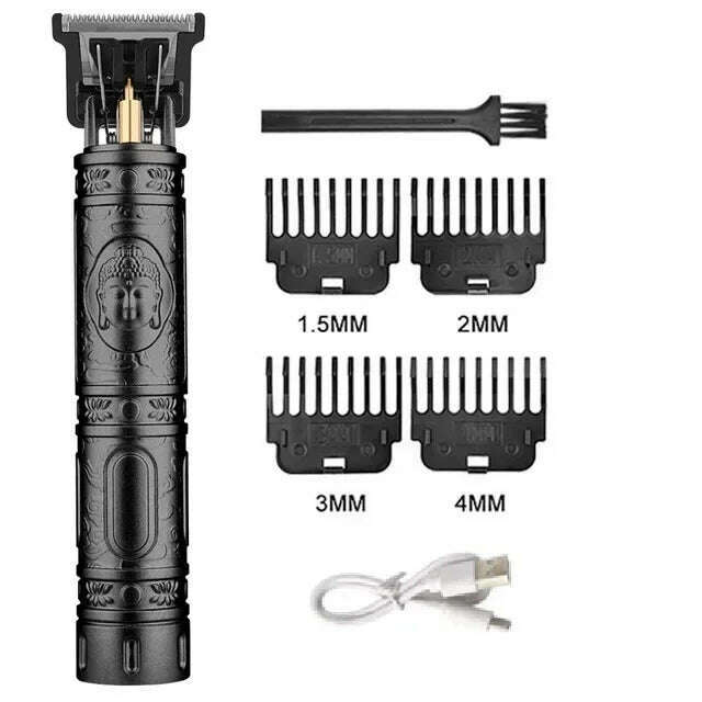 T9 Hair Clipper Beard Shaving Body Hair Trimmer Clippers Electric Hair Cutting Machine Professional Barber Men Trimmer Shaver - KIMLUD