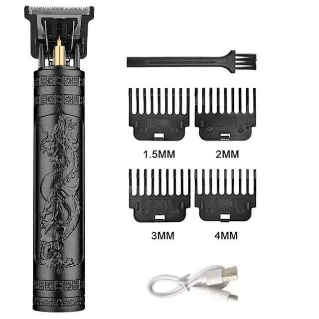 T9 Hair Clipper Beard Shaving Body Hair Trimmer Clippers Electric Hair Cutting Machine Professional Barber Men Trimmer Shaver - KIMLUD