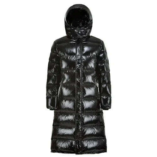 KIMLUD, Tcyeek Streetwear Men's Down Jacket Fashion Brand 90% Thick Duck Down Jacket Man Clothes Long Warm Down Coat Parka Hiver 2020101, Light Black / S, KIMLUD APPAREL - Womens Clothes