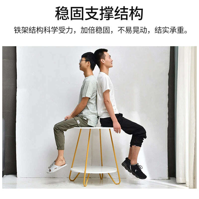 Tea table modern minimalist wind small apartment living room home small table bedroom online celebrity advanced - KIMLUD