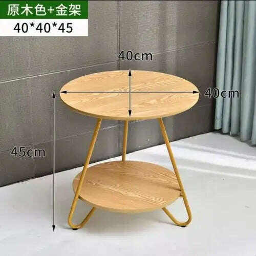 Tea table modern minimalist wind small apartment living room home small table bedroom online celebrity advanced - KIMLUD