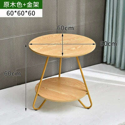 Tea table modern minimalist wind small apartment living room home small table bedroom online celebrity advanced - KIMLUD