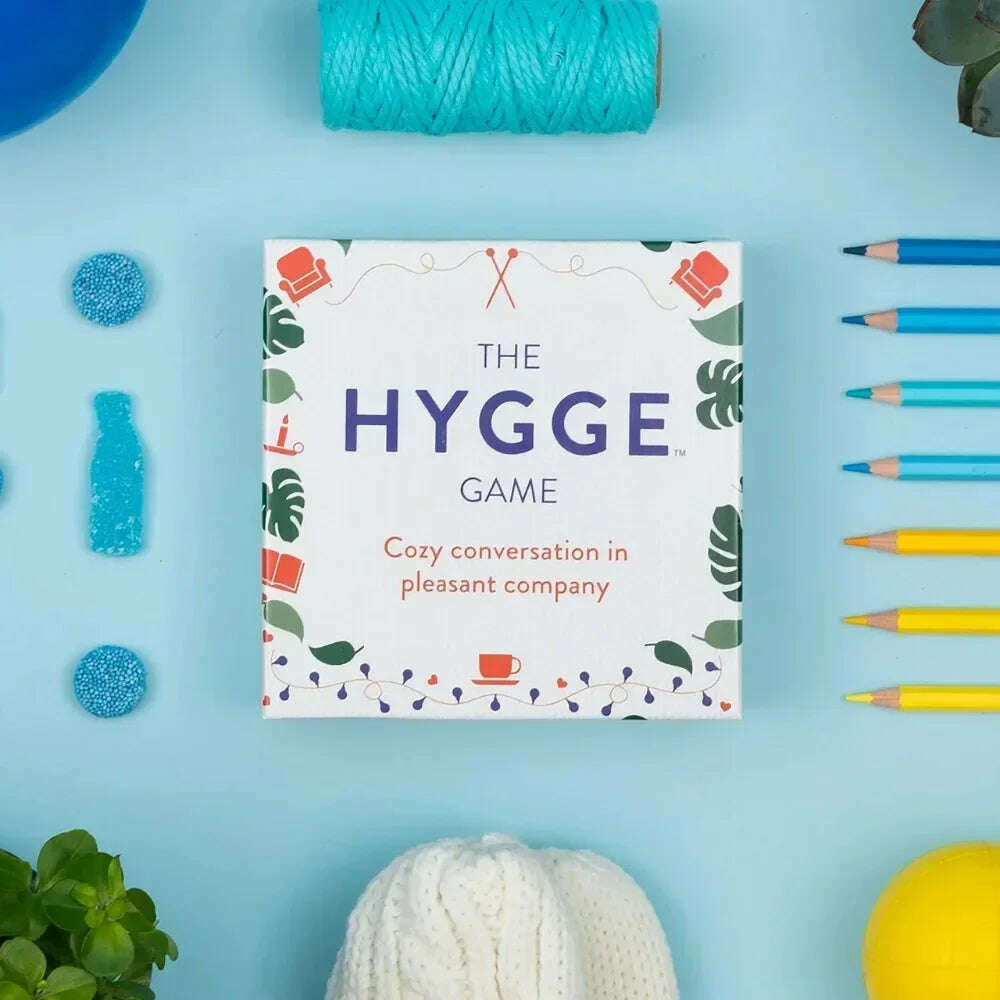 KIMLUD, The Hygge Game - Cozy Conversation In Pleasant Company Multicolored, White,14 years, KIMLUD Womens Clothes