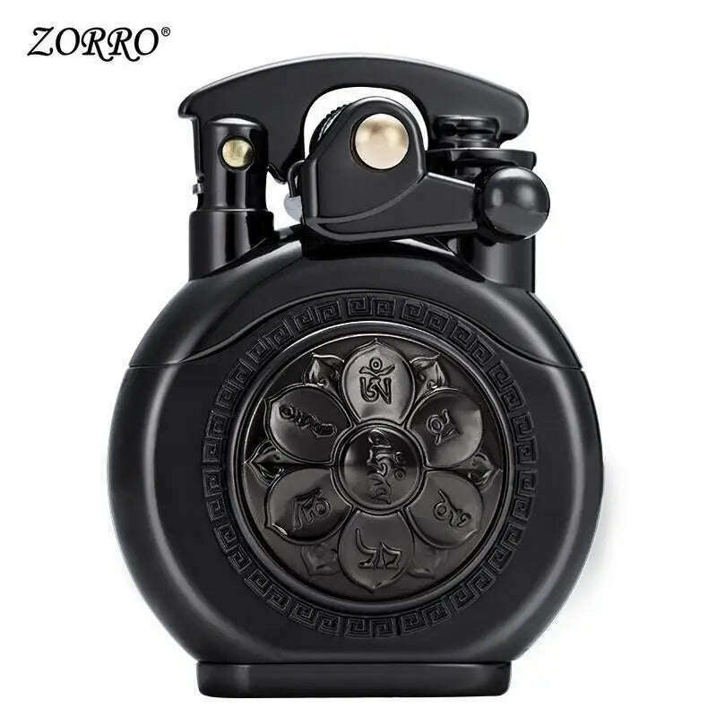 The New Zorro ARMOR Kerosene Lighter. The Turntable Rocker Arm Automatically Ignites. Gasoline Lighter - KIMLUD