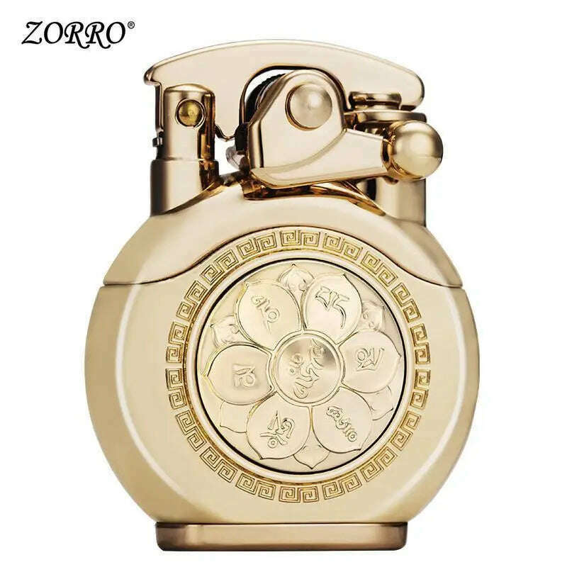 The New Zorro ARMOR Kerosene Lighter. The Turntable Rocker Arm Automatically Ignites. Gasoline Lighter - KIMLUD